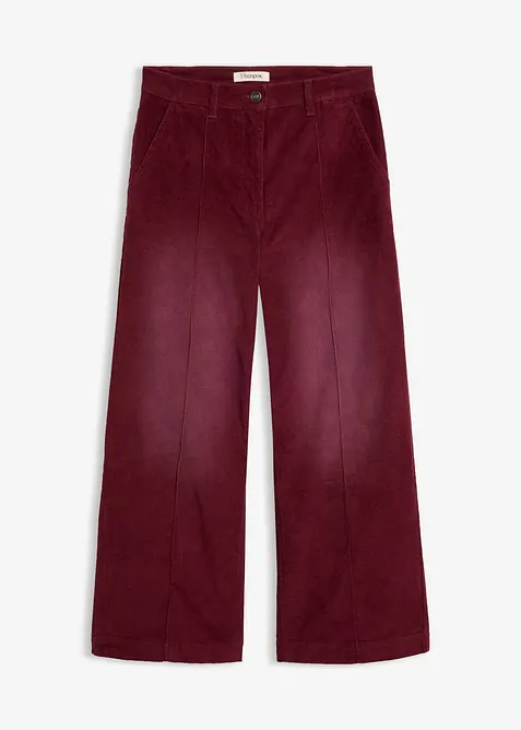 Manchesterbyxa i bomullsstretch, bonprix