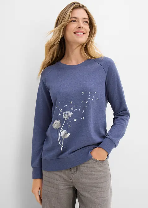 Sweatshirt i bomullsmix, bonprix