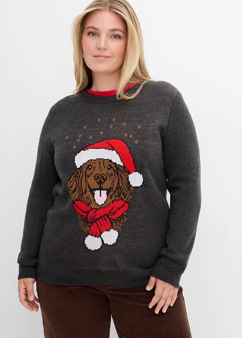 Jultr&ouml;ja med s&ouml;tt hundmotiv, bonprix