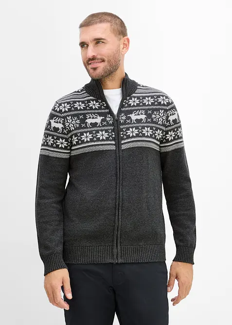 Lusem&ouml;nstrad cardigan i Regular Fit, bonprix