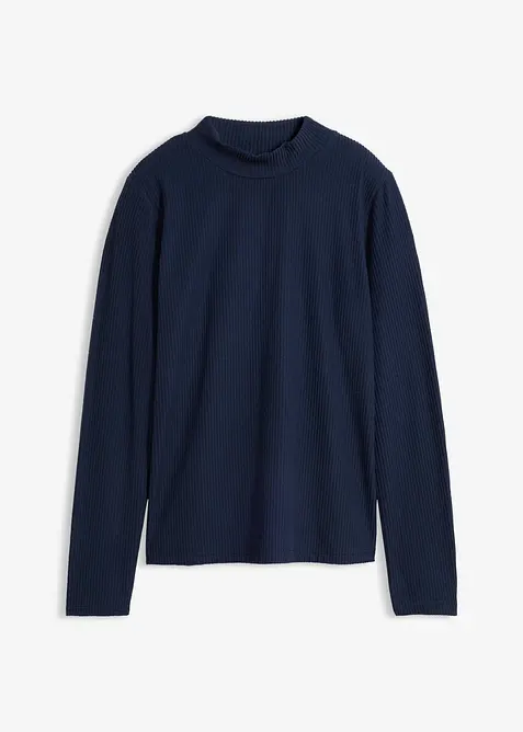 V&auml;rmande topp med st&aring;krage, bonprix