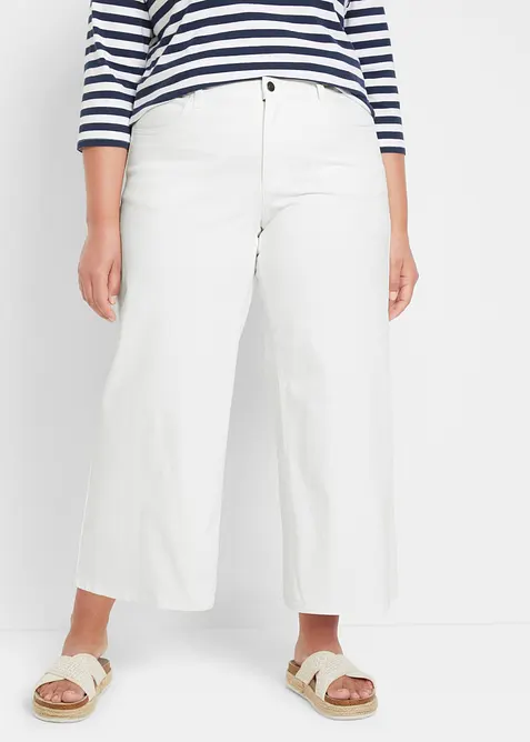 Culottebyxa Mid Waist (2-pack), bonprix