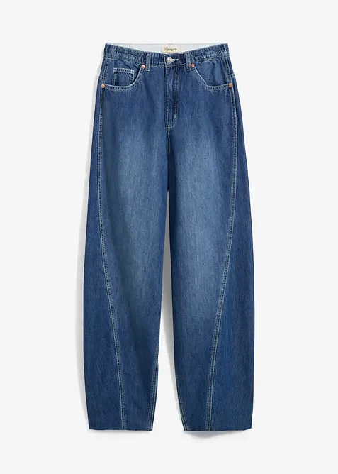 Balloon Jeans, High Waist, extra mjuka, bonprix