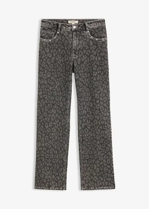Jeans i Straight modell med High Waist, bonprix