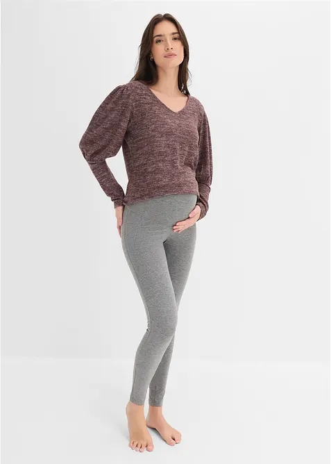 Mammaleggings av ekologisk bomull, bonprix