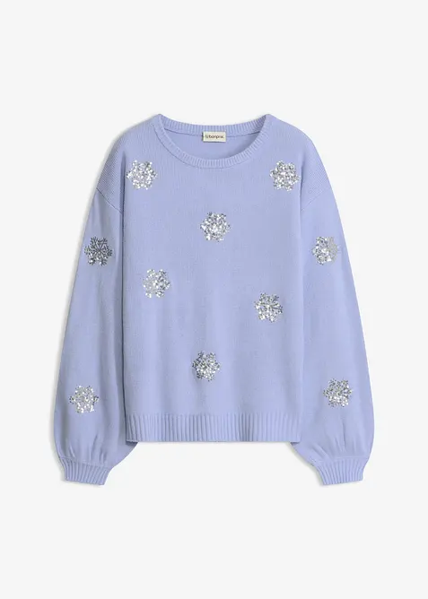 Tr&ouml;ja med glittrande sn&ouml;flingor, bonprix