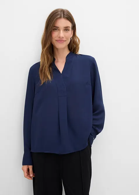 A-linjeformad chiffongblus, bonprix
