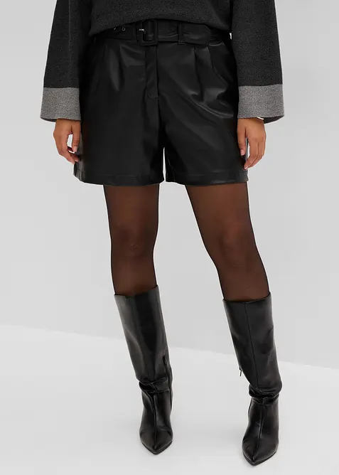 Shorts i skinnimitation, med sk&auml;rp, bonprix