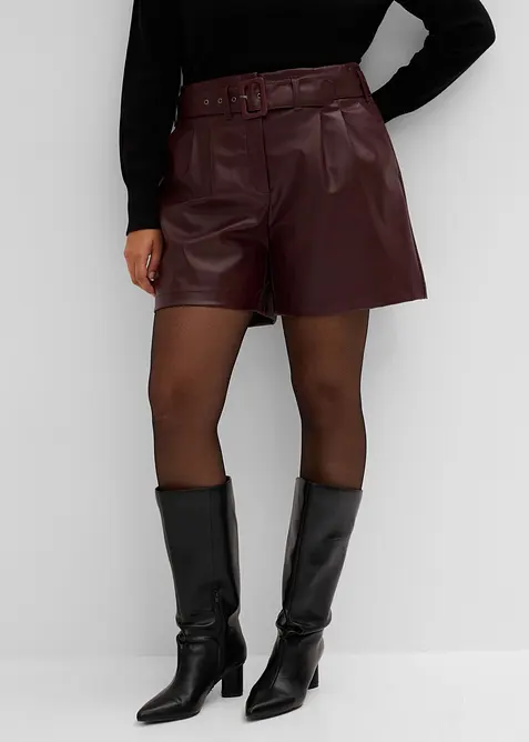 Shorts i skinnimitation, med sk&auml;rp, bonprix