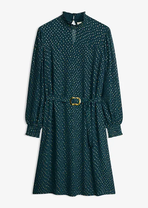 Chiffongkl&auml;nning med elegant sk&auml;rp, bonprix