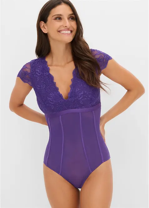 Body med mjuk spets, bonprix