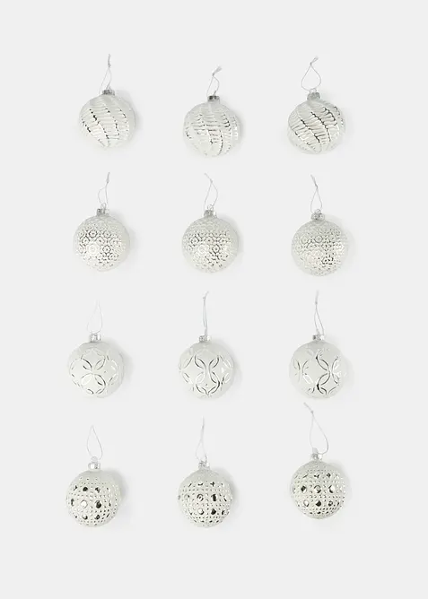Julgranskulor (12-pack), bonprix