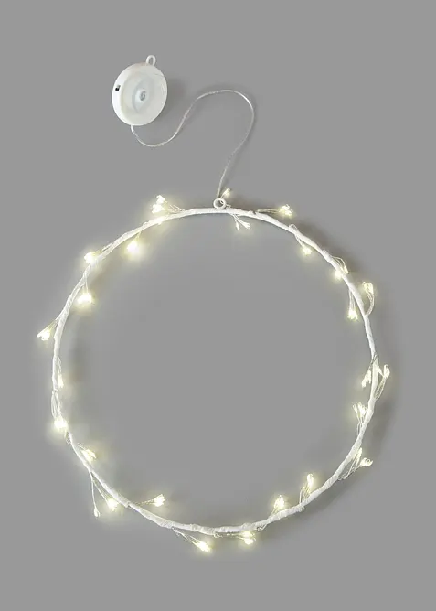 H&auml;ngdekoration med LED-belysning &ndash; cirkel, bonprix