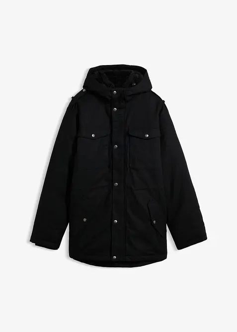 Parkas med mjukt fleecefoder, bonprix