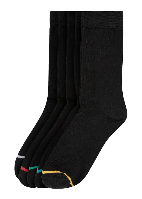 Strumpor med ekologisk bomull (5-pack), bonprix