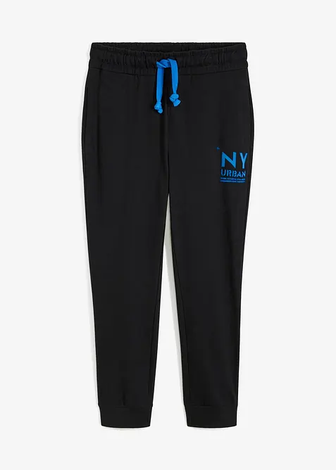 Joggingbyxa med kontrasterande detaljer, bonprix