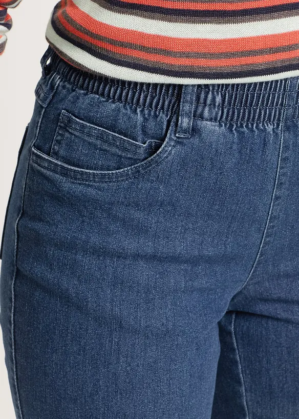 Straight Jeans Mid Waist (2-pack), bonprix