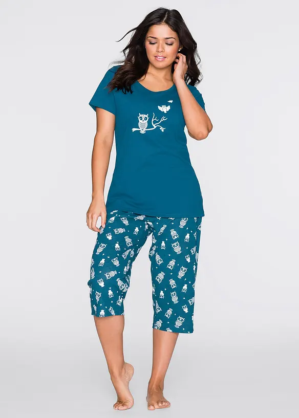 Kort&auml;rmad capripyjamas, bonprix