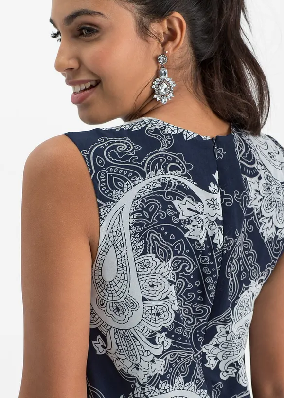 Lång chiffongklänning, bonprix