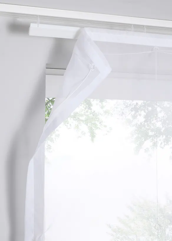 Transparent hissgardin, enfärgad, bonprix