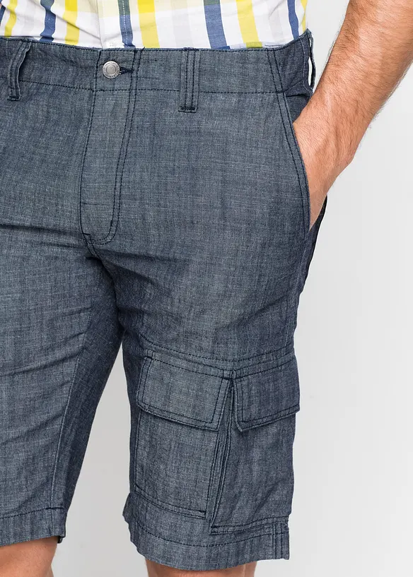 Cargoshorts av ren bomull, Loose Fit, bonprix