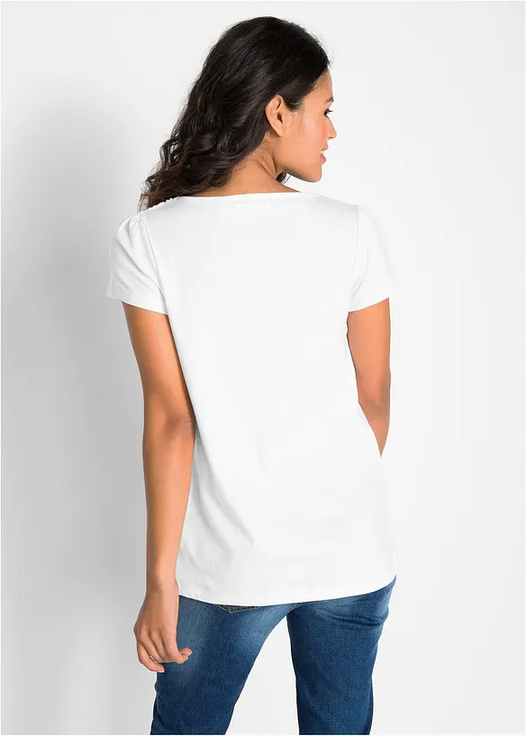 Kortärmad topp, bonprix