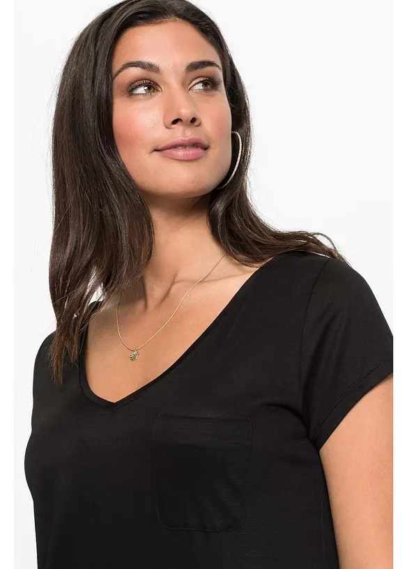 T-shirt i mjuk viskos, bonprix