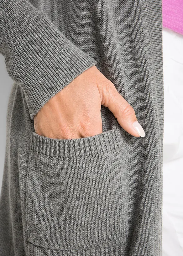 Lång cardigan, långärmad, bonprix