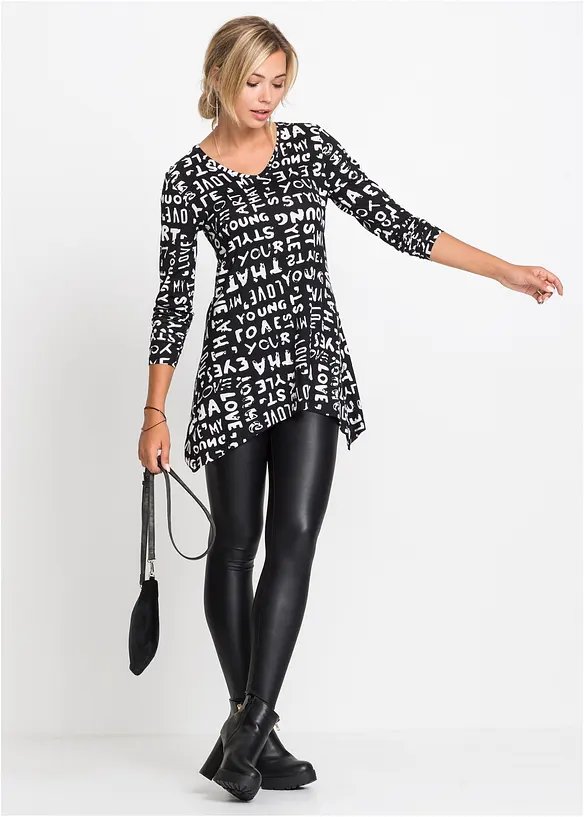 Leggings med ytskikt, bonprix