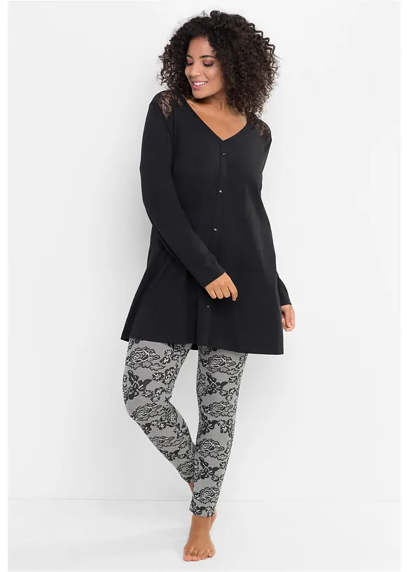 Pyjamas med ekologisk bomull, bonprix