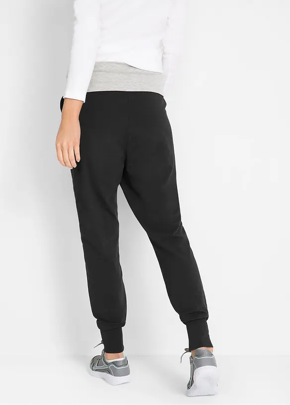 Joggpants i bomullsmix, bonprix