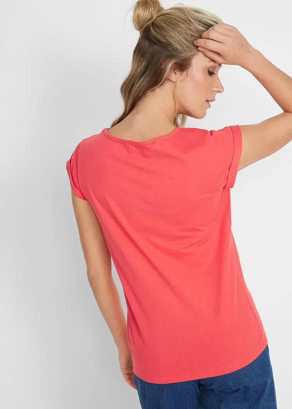 T-shirt i ren bomull, bonprix