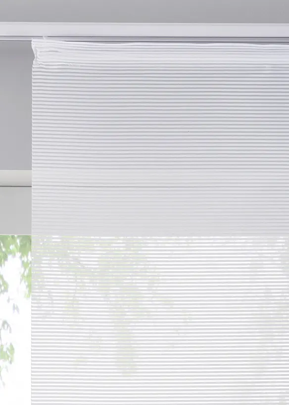 Panelgardin med orkidéer (2-pack), bonprix