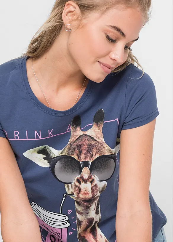 T-shirt med bomull, bonprix