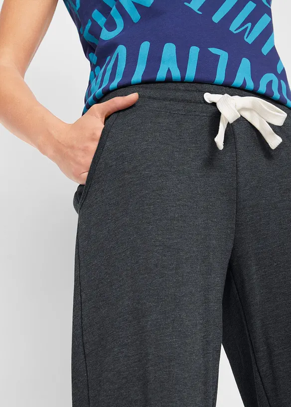 Trikåbyxa med bekväm midja, bonprix