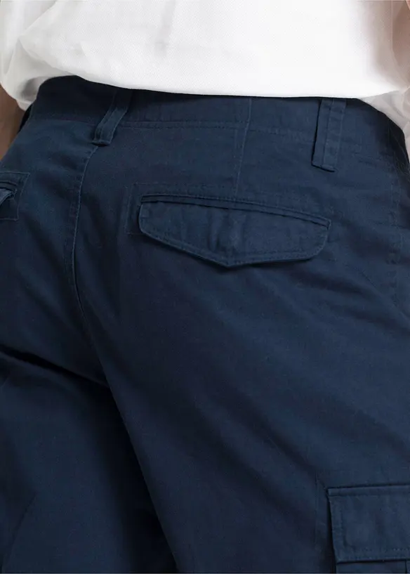 Cargoshorts av ren bomull, Relaxed Fit, bonprix