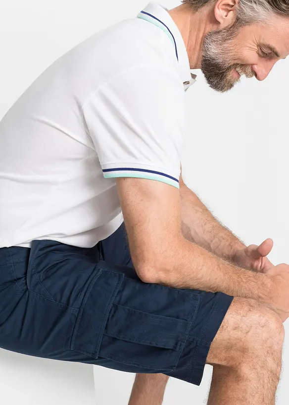 Cargoshorts av ren bomull, Relaxed Fit, bonprix