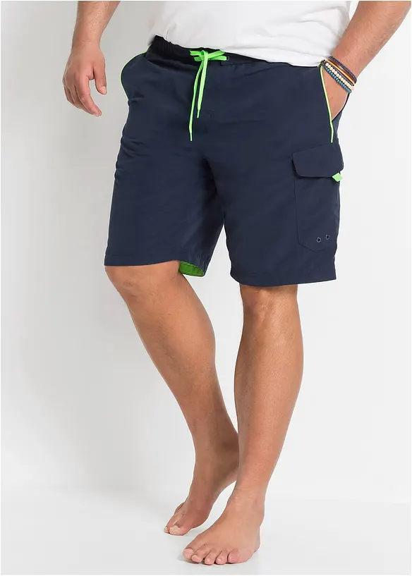 Badshorts med ficka p&aring; sidan, bonprix