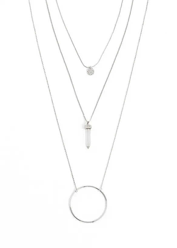 Set med halsband (3 delar), bonprix