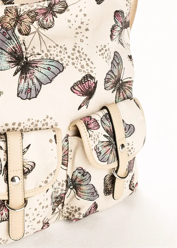 Axelremsväska i textilmaterial, bonprix