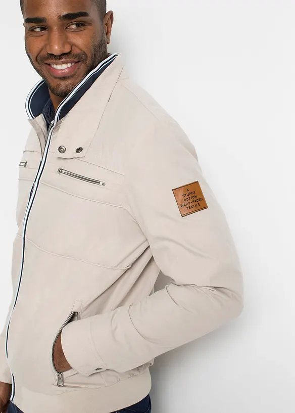 Jacka med st&aring;krage, bonprix