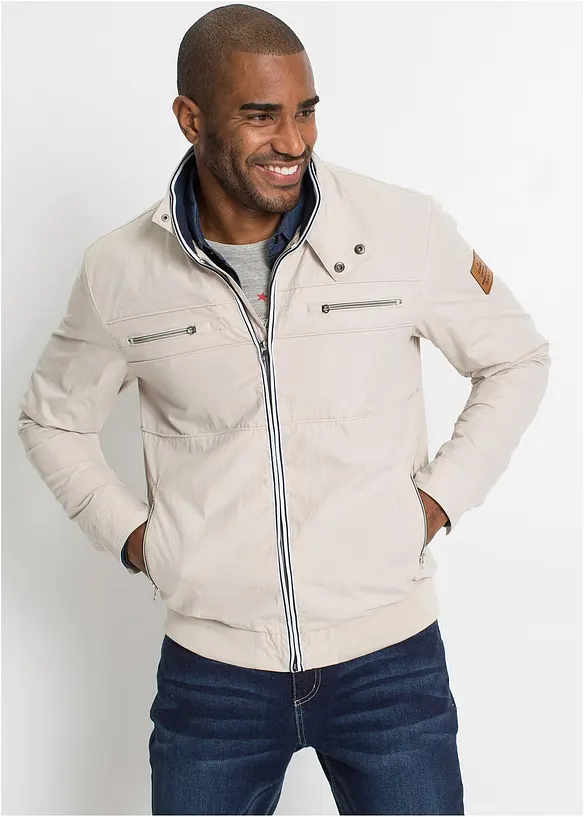 Jacka med st&aring;krage, bonprix