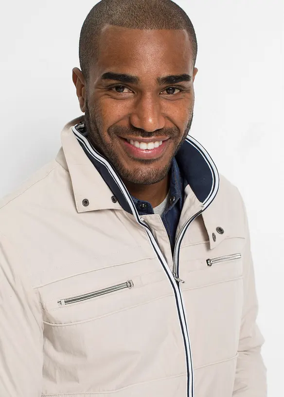 Jacka med st&aring;krage, bonprix