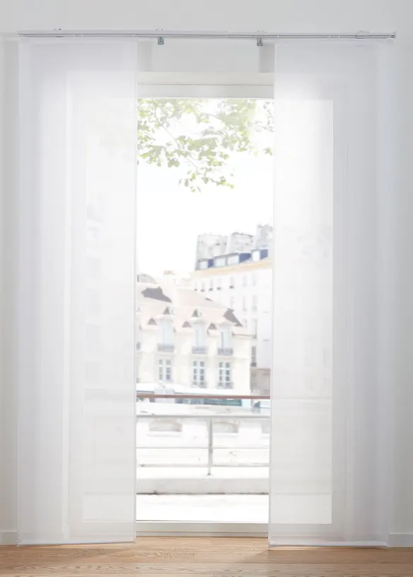Panelgardin i sablé (1-pack), bonprix