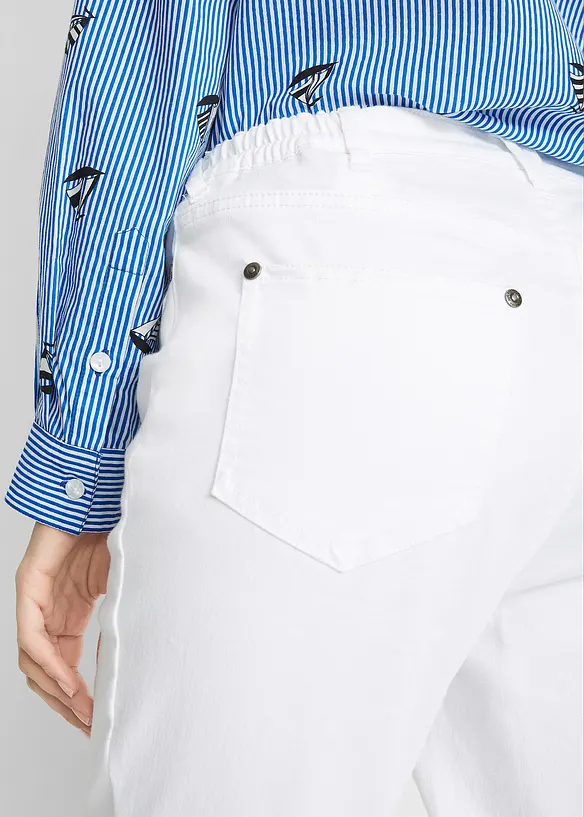 Twillbyxa med bekväm midja, bonprix