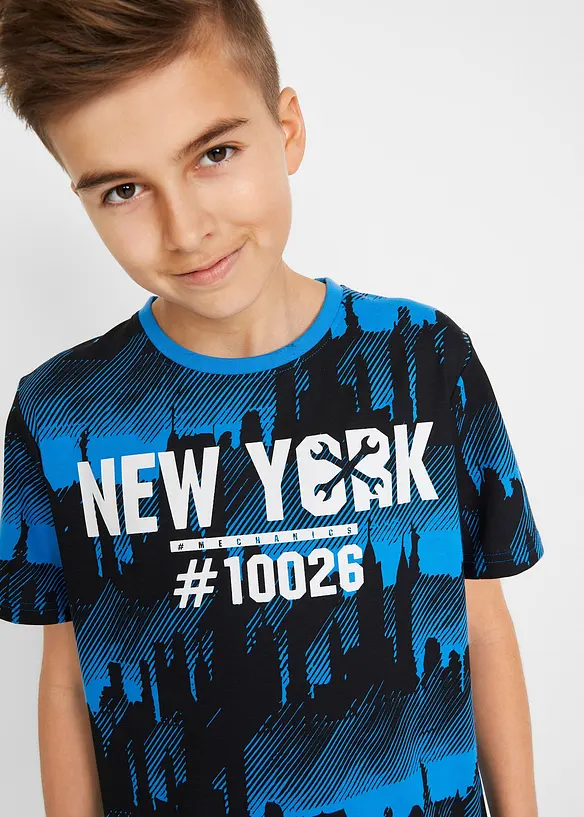 T-shirt i ren bomull för barn (2-pack), bonprix