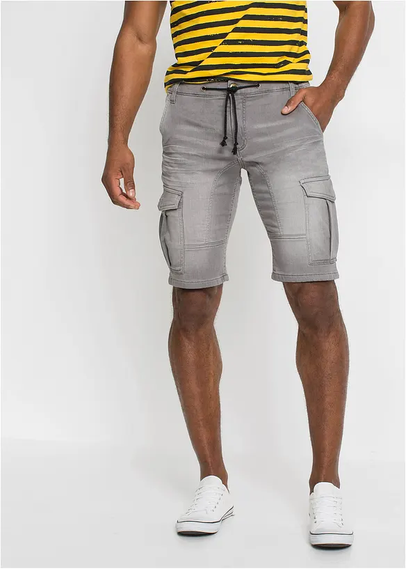 Mjuka jeansbermudas, Regular Fit, bonprix