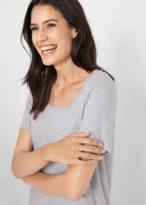 Lång topp (2-pack), bonprix