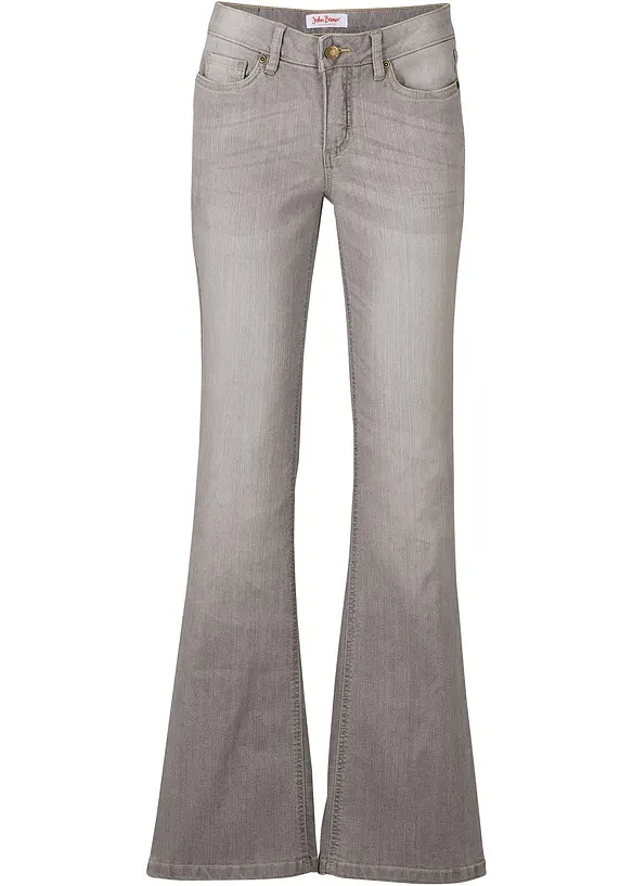 Bootcut Jeans Mid Waist, Comfort Stretch, bonprix