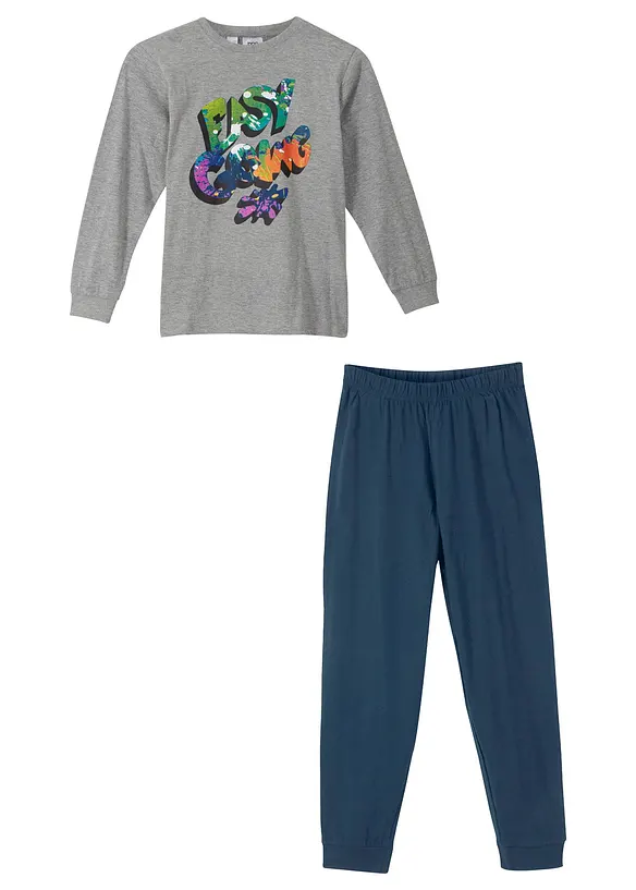 Pyjamas (2 delar), ekologisk bomull, bonprix
